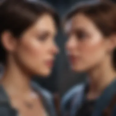 Immersive Storytelling and Player Engagement A visual journey showing player engagement in lesbian romance games through immersive storytelling