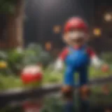 Mario in a vibrant 3D world