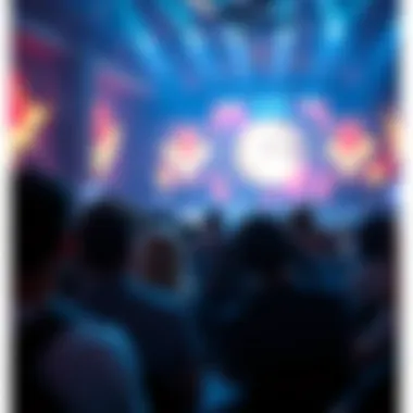 An artistic rendering of audience reception during Mortal Kombat crossovers