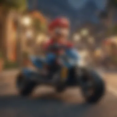 Stunning Visual Upgrades Graphical improvements in the latest Mario Kart game