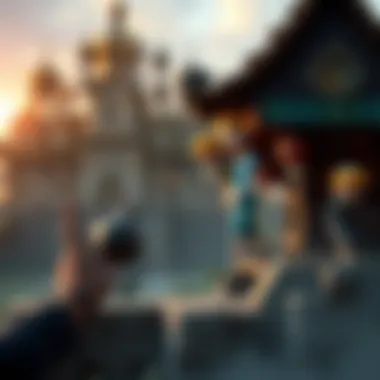 A visually stunning screenshot highlighting the artistic style of a mainstream PS4 platform game