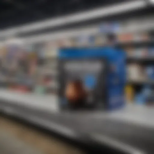 PlayStation Now card on Walmart shelf