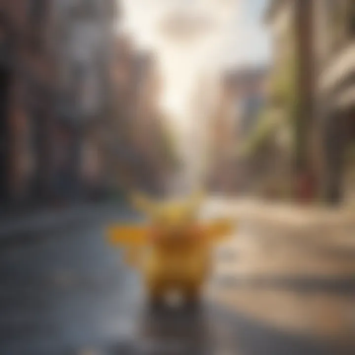 An artistic depiction of the cultural significance of Pokémon clips within the fandom