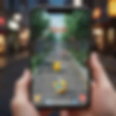 A user interface of a Pokémon-type game displaying features like inventory and maps.