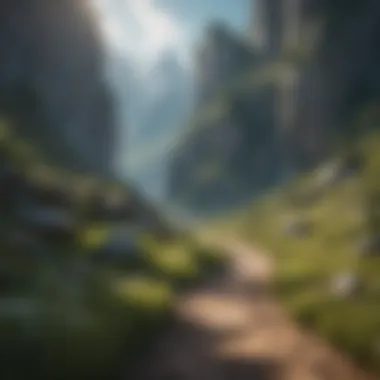 Stunning RPG scenery on MacBook Pro