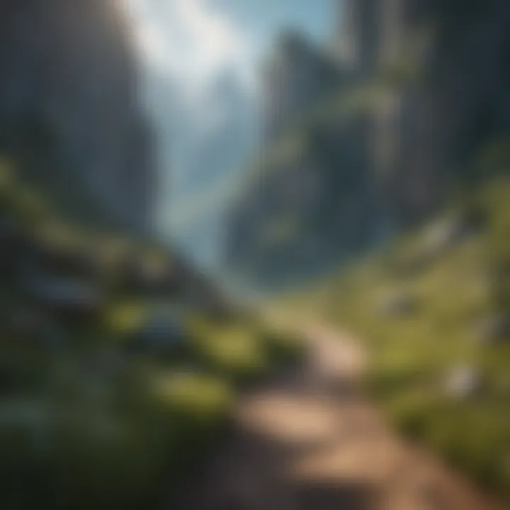 Stunning RPG scenery on MacBook Pro