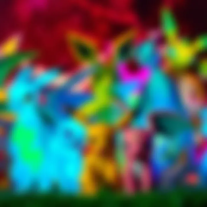 Collection of Shiny Pokémon An array of shiny Pokémon showcasing their unique colors and features.