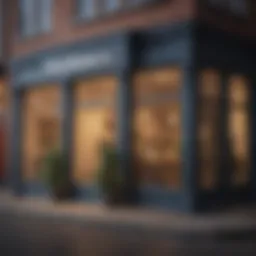 Elegant Sims furniture store exterior
