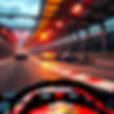 An interactive racing simulator showcasing tracks