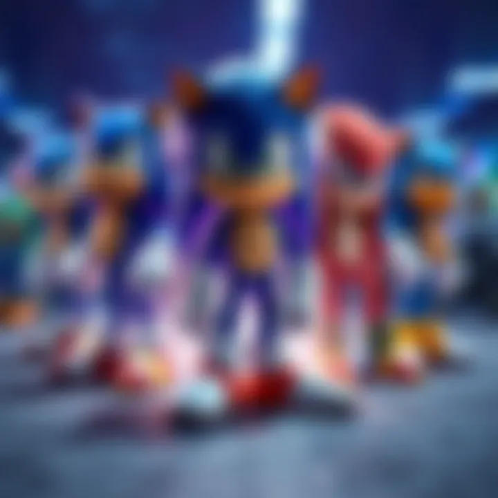 A visual timeline illustrating Sonic's evolution through different gaming eras