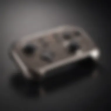 Special Joy-Con with a sleek metallic finish and glowing accents