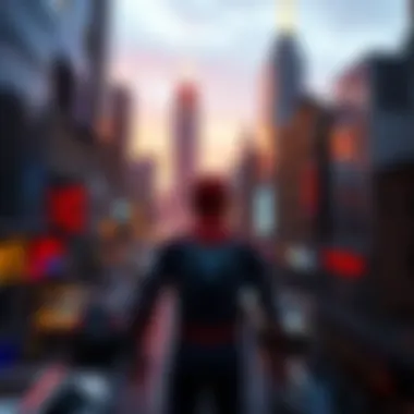 Vibrant Cityscape An immersive cityscape from the game, reflecting the vibrant atmosphere of New York.
