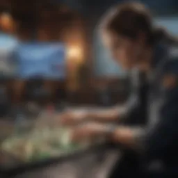 Strategic gameplay on a digital board