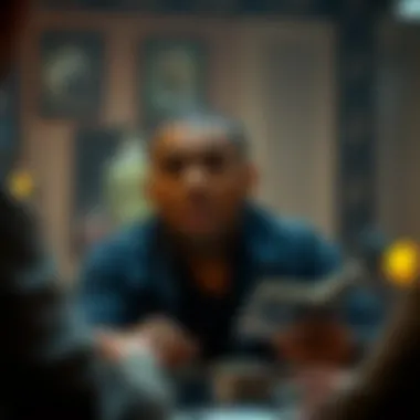 Strategizing for Optimal Deck Performance Player contemplating deck strategy