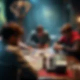 Strategic card game setup