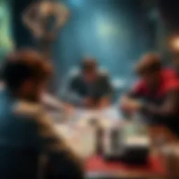 Strategic card game setup