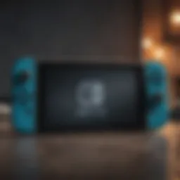 Nintendo Switch showcasing its unique design