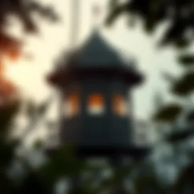 The Lookout Tower: A Symbol of Isolation The protagonist's lookout tower, a central element of the game.