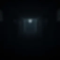 A dark, ominous hallway in a Roblox horror game