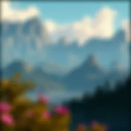 A captivating landscape from a popular Xbox One game