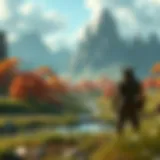 Vivid Landscapes of WoW Classic Mobile A captivating screenshot of WoW Classic Mobile gameplay showcasing its vivid landscapes and characters.