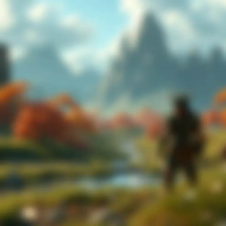 Vivid Landscapes of WoW Classic Mobile A captivating screenshot of WoW Classic Mobile gameplay showcasing its vivid landscapes and characters.