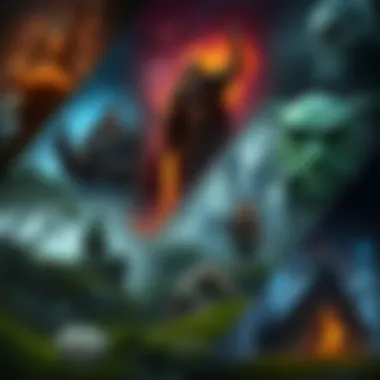 Nostalgic Elements of WoW Classic Mobile A montage depicting the nostalgic elements of WoW Classic Mobile, highlighting iconic scenes and features.