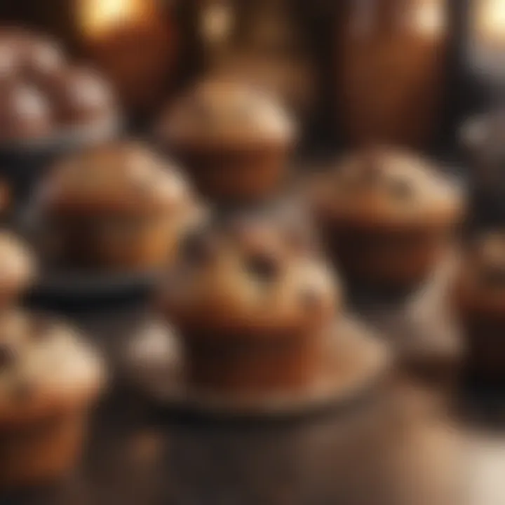 An artistic depiction of the thematic elements of Muffin Time