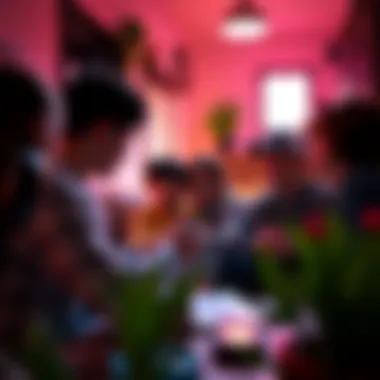 Players collaborating in a Roblox home environment, fostering social interaction