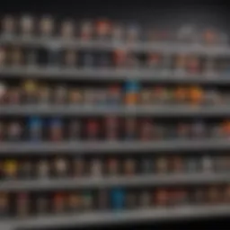 A vibrant display of rare Funko Pops showcasing diverse characters