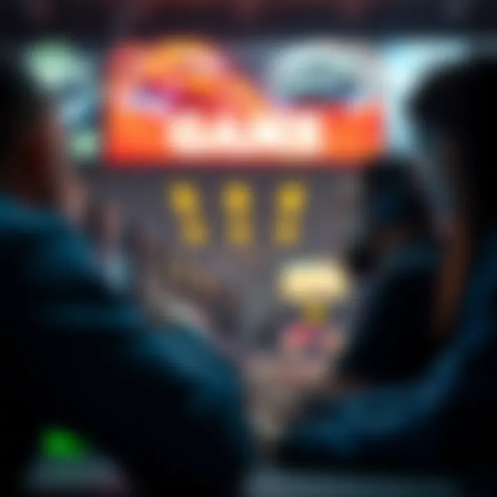 Player Engagement in Gaming A visual representation of player engagement and interaction in gaming.