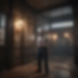 A captivating scene from the House of the Dead game showcasing its iconic horror elements