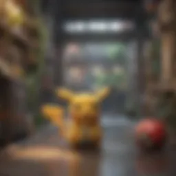 Artistic depiction of the Pokémon franchise on GameCube