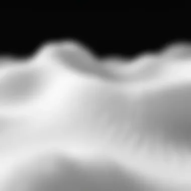 Close-up view of Oculus foam showcasing texture and composition