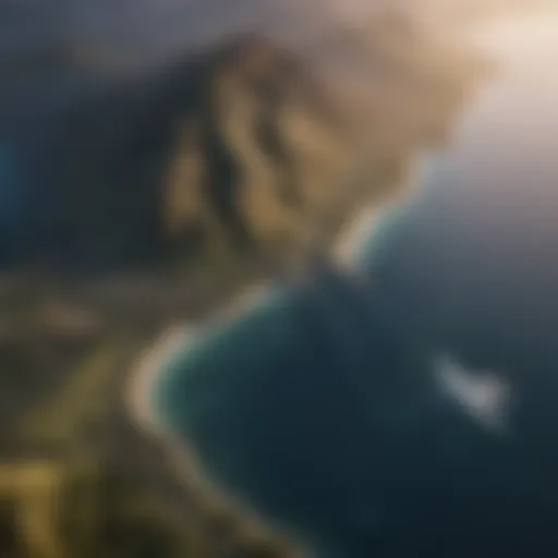 A breathtaking aerial view from Microsoft Flight Simulator showcasing realistic landscapes.