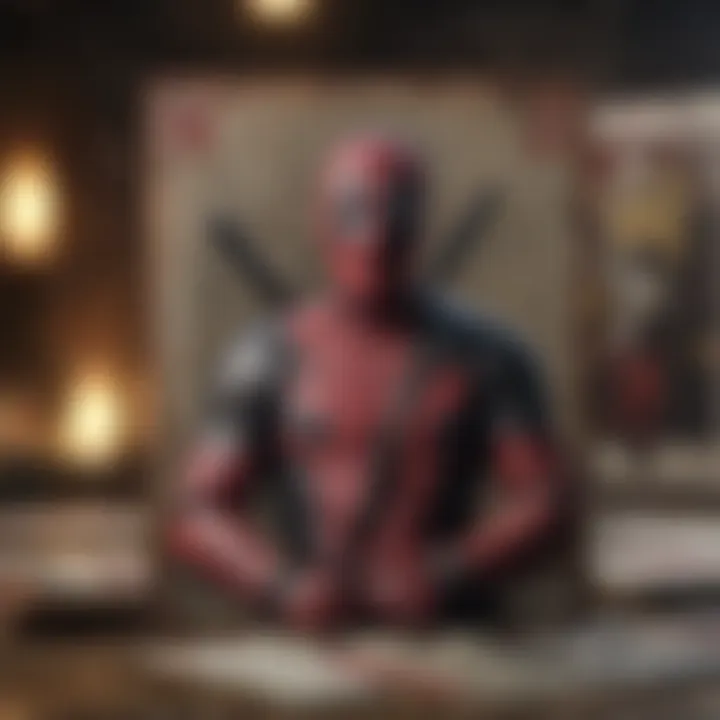 Historical timeline illustrating the evolution of Deadpool cards in gaming