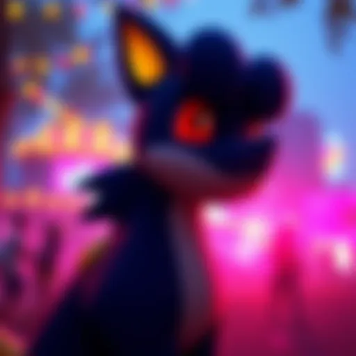 Ingo in the Pokémon Universe An artistic depiction of Ingo in a vibrant Pokémon environment