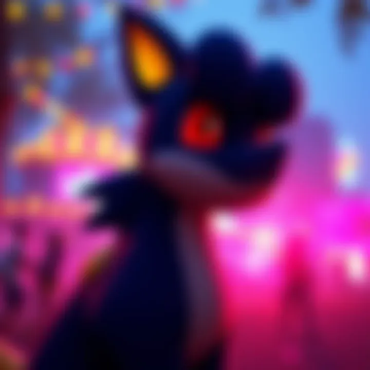 Ingo in the Pokémon Universe An artistic depiction of Ingo in a vibrant Pokémon environment