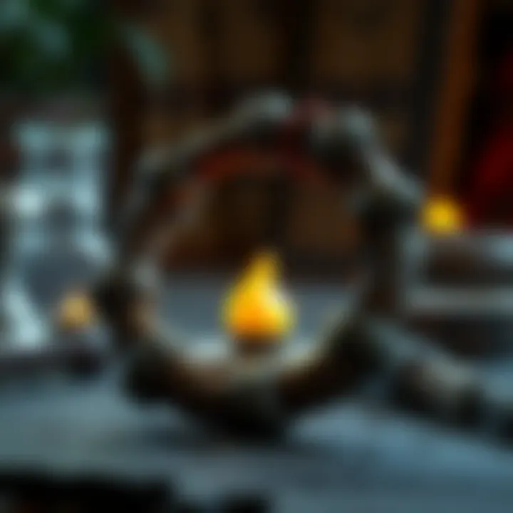 Crafting Process Illustration for Ber Rune Crafting process illustration for Ber rune