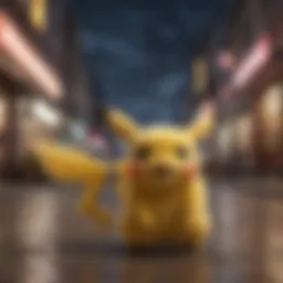 Artistic representation of the Pikachu Illustrator card