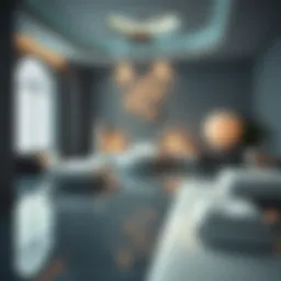 A serene spa environment with calming decor and soothing elements.