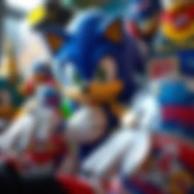 Sonic's Cultural Legacy Cultural impact representation with Sonic merchandise