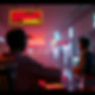 An artistic representation of gangsta game themes reflected in popular culture