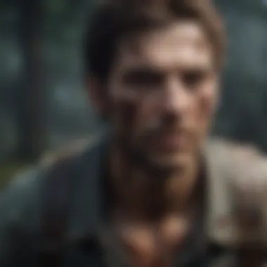 A gripping narrative moment in a zombie game showcasing character development and choices