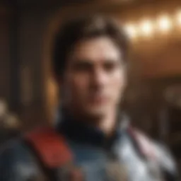 A captivating scene from a classic video game showcasing its iconic characters.