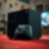 Sleek Design of Xbox Series X Showcasing the sleek design of the Xbox Series X