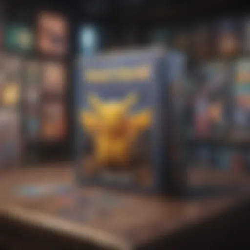 A vibrant collection of rare Pokémon cards displayed in an elegant binder.