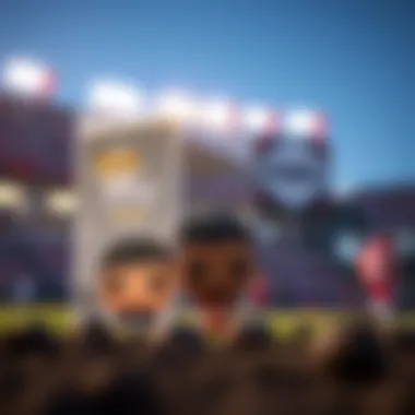 Limited Edition Packaging of a Sports Funko Pop A detailed view of the packaging of a limited edition sports Funko Pop