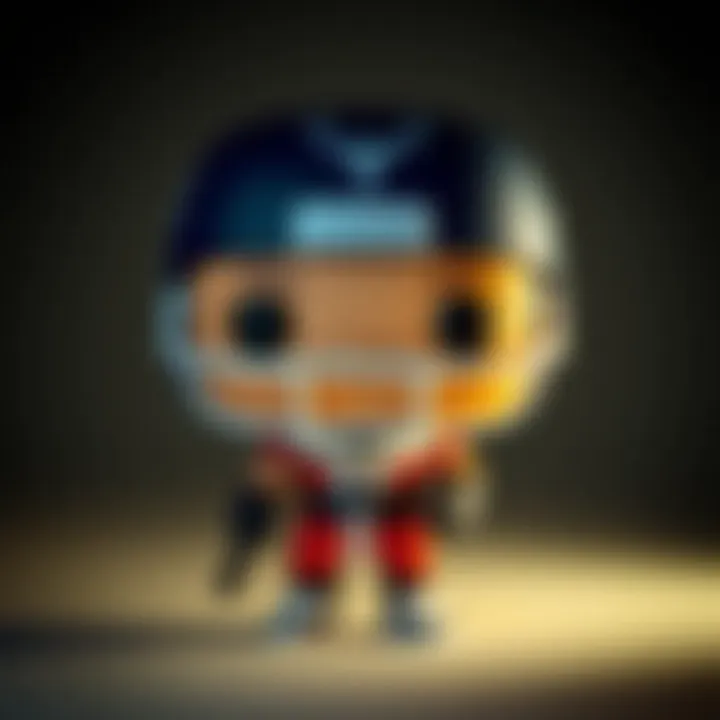 Unique Design of a Rare Sports Funko Pop Showcasing a rare sports Funko Pop figure with vibrant colors and unique design