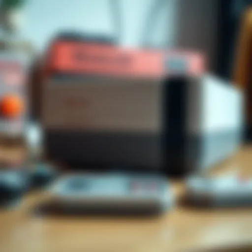 An iconic Nintendo console showcasing its influence on gaming history